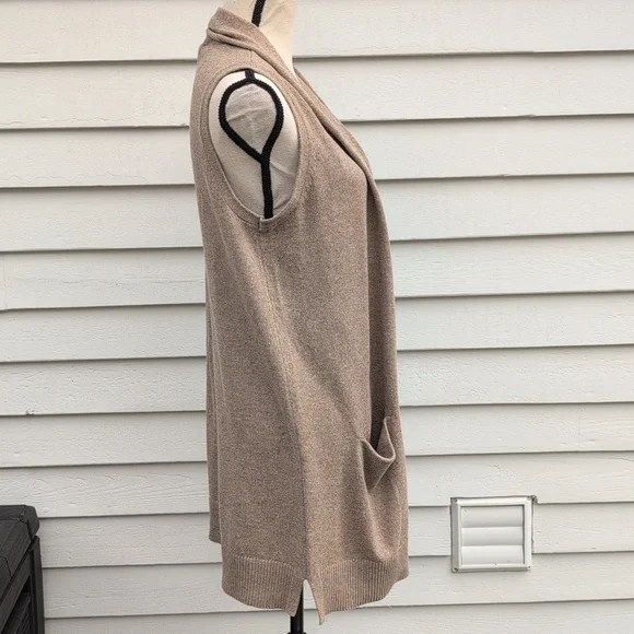 Karen Scott Open Front Sweater Vest - Picture 2 of 8